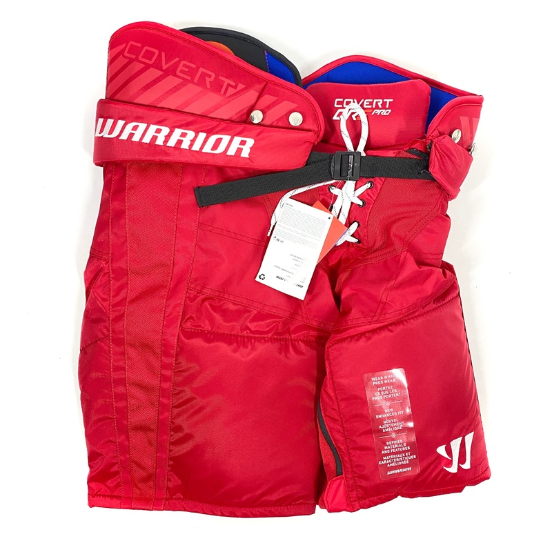 Warrior Covert QRE Pro – Pro Stock Hockey Pant (Red)