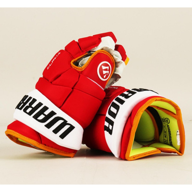 13 Warrior Alpha DX Pro Gloves – Team Stock Calgary Flames