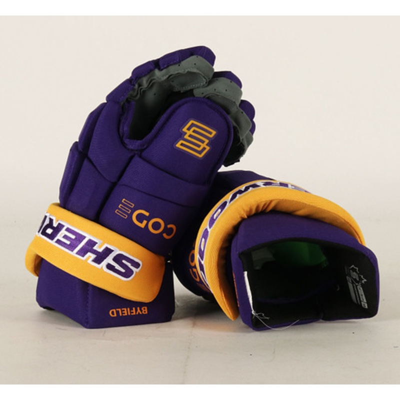 14 Sherwood Code Encrypt Pro Gloves – Quinton Byfield Los Angeles Kings #2