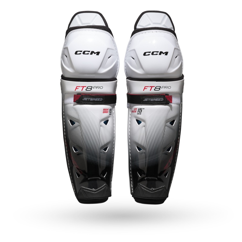 CCM Jetspeed FT8 Pro Shin Guards Junior