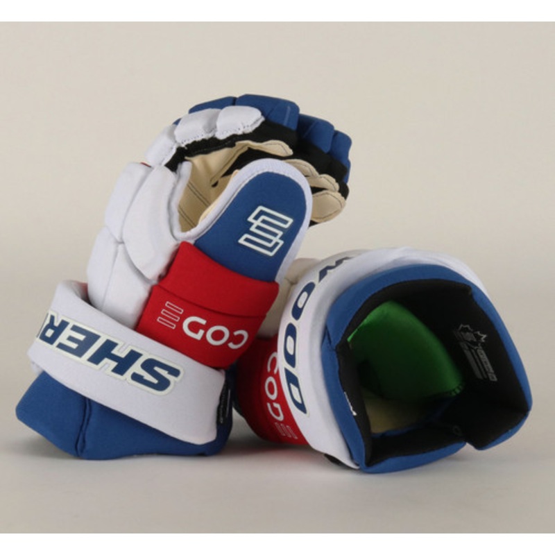13 Sherwood Code Encrypt 1 Gloves – Team Stock New York Rangers
