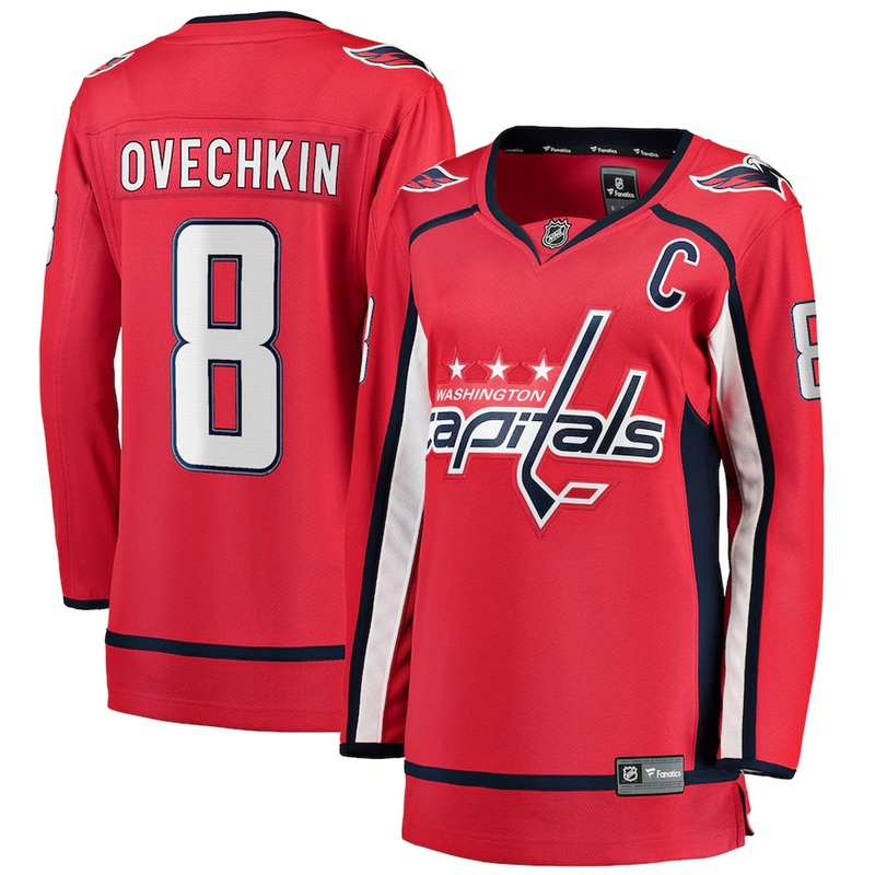 Fanatics Breakaway Womens Home Jersey – Washington Capitals – Alex Ovechkin