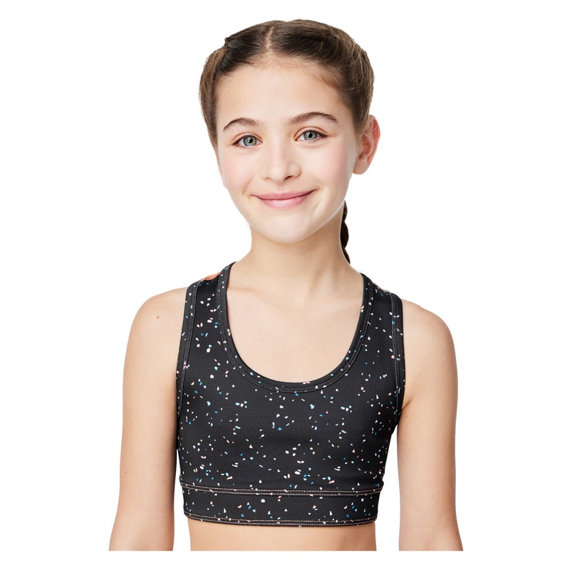 Girls’ Confetti Reversible Core Jr. Sports Bra