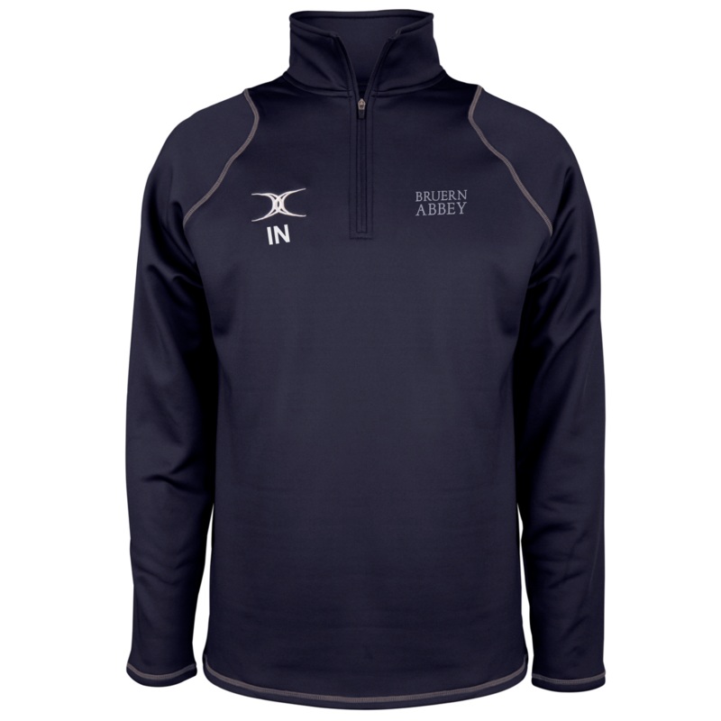 Bruern Abbey School Adult’s Dark Navy Quest Mens 1/4 Zip Fleece
