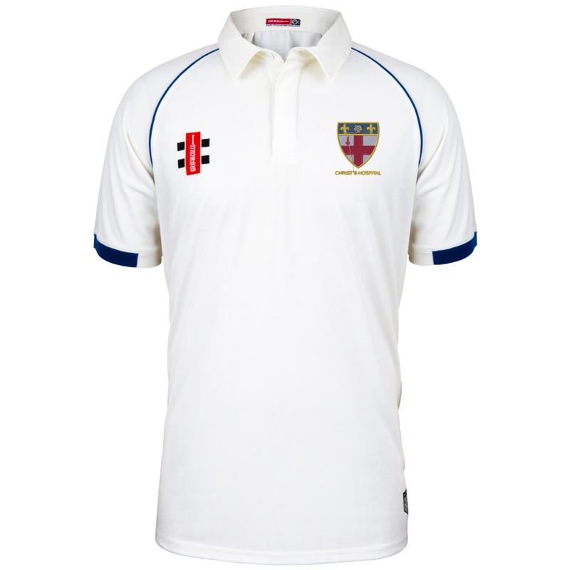 Christ Hospital PE Shop Senior’s Ivory / Navy Matrix V2 S/S Shirt