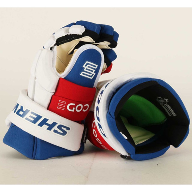14 Sherwood Code Encrypt 1 Gloves – Team Stock New York Rangers #3