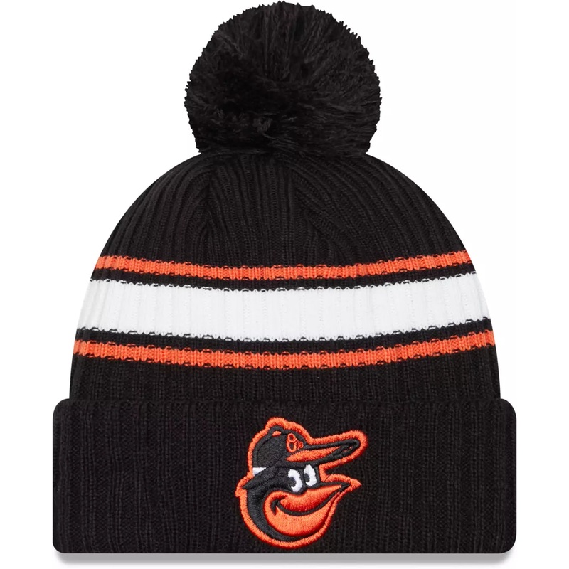 MLB Cuffed Knit Fold Toque Black