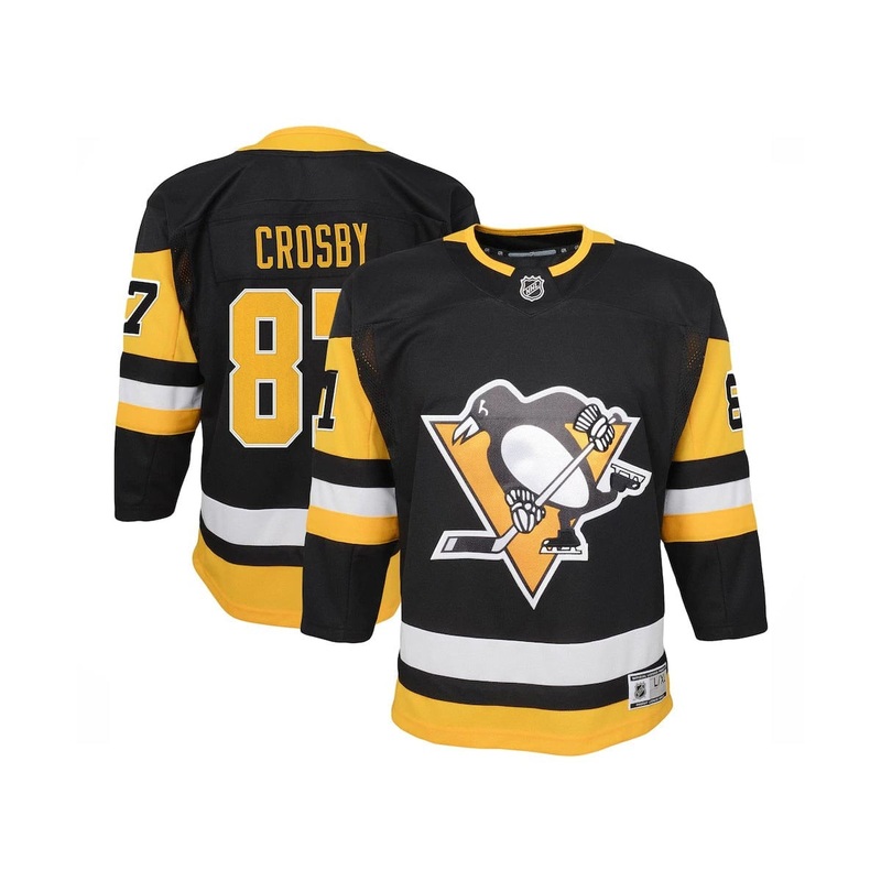 Pittsburgh Penguins Home Outer Stuff Premier Youth Jersey – Sidney Crosby