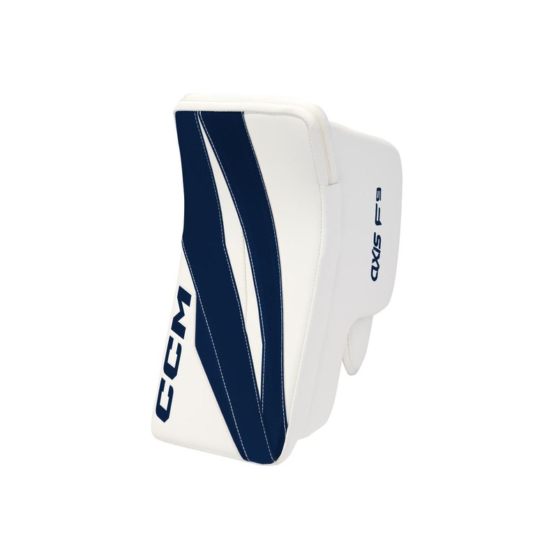 CCM Blocker Axis F9 Sr White/Navy