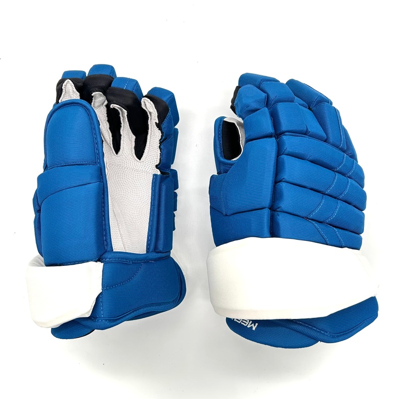 Warrior Alpha DX – NHL Pro Stock Glove – Jayson Megna (Blue/White) *No Logo*