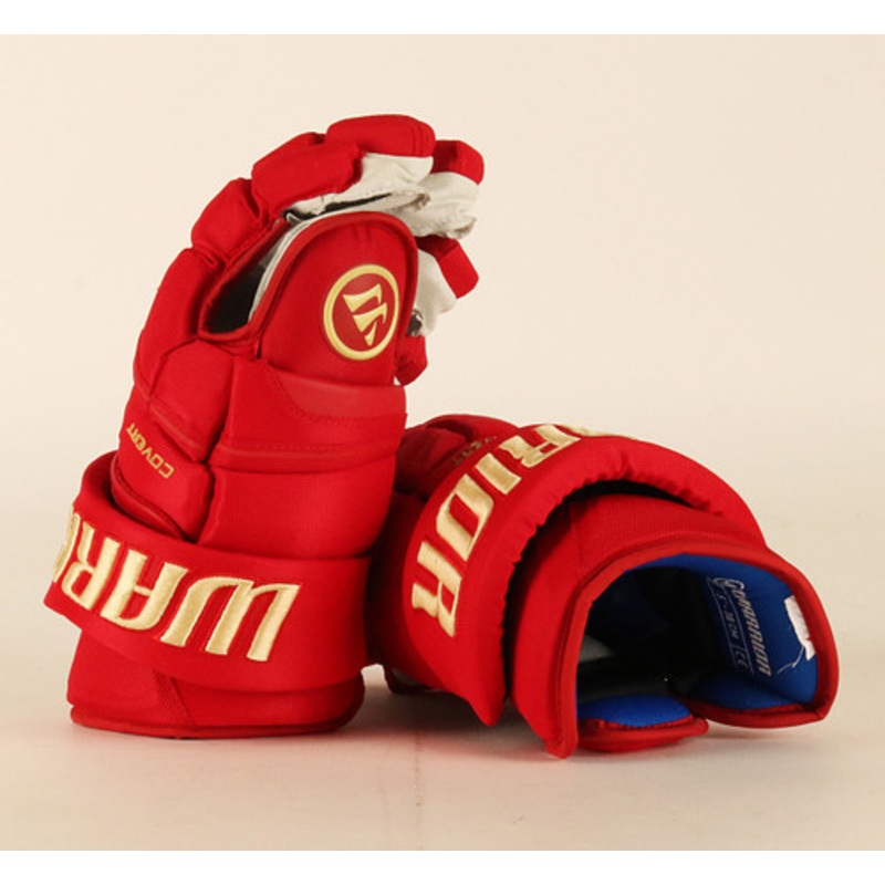 15 Warrior Covert QRE Pro Gloves – Team Stock Calgary Flames #4