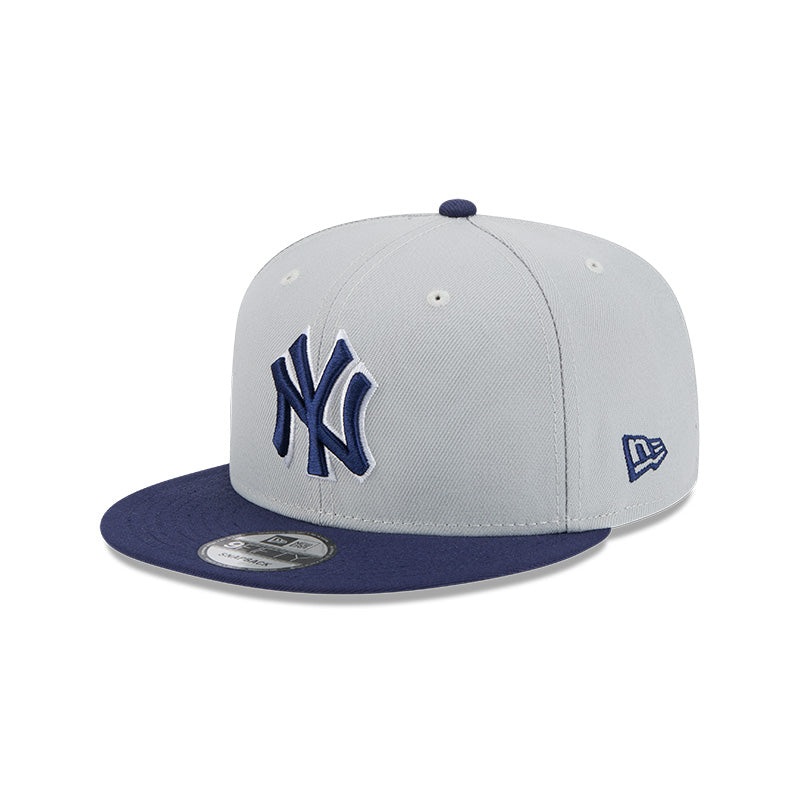 New York Yankees Grey/Navy 2-Tone Color Pack 9FIFTY Snapback Hat
