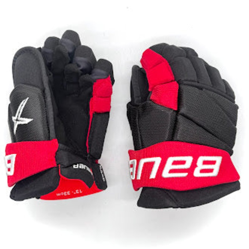 Bauer Vapor Hyperlite – NHL Pro Stock Glove – Ondrej Kase (Black/Red)
