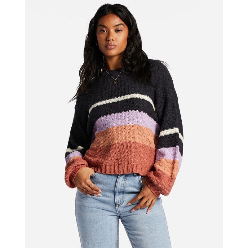 Women’s Seeing Double Crop Crewneck Sweater