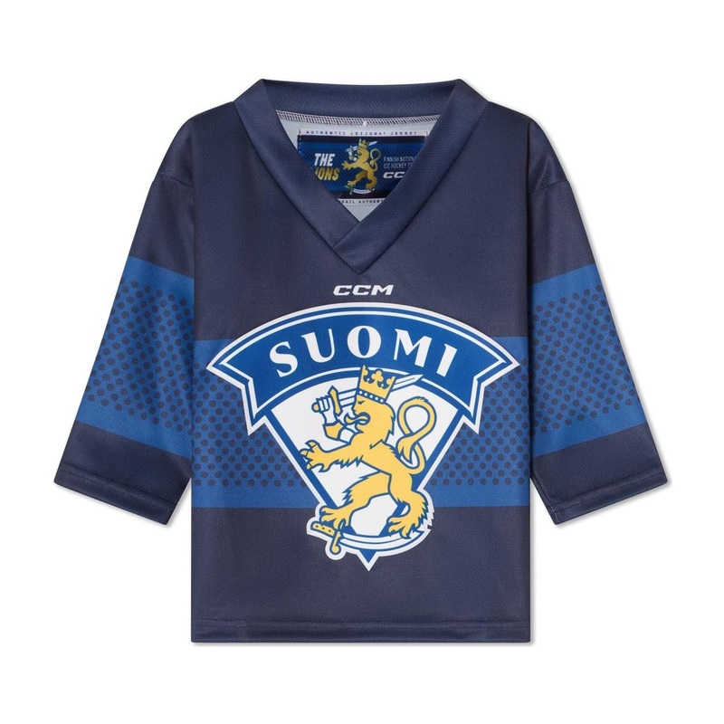 CCM Replica Game Jersey Team Finland Yth Navy