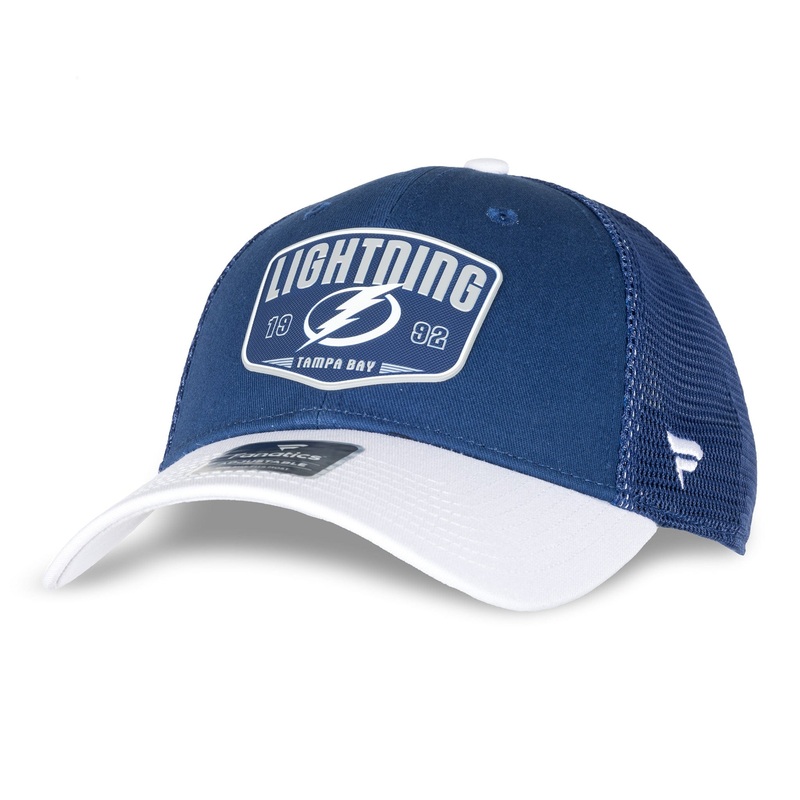 Fanatics One-Timer Cotton Structured Adjustable Mesh Hat – Tampa Bay Lightning