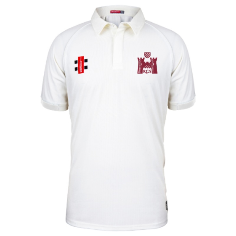 Reigate Grammar Prep School Child’s Ivory Matrix V2 S/S Shirt-Junior