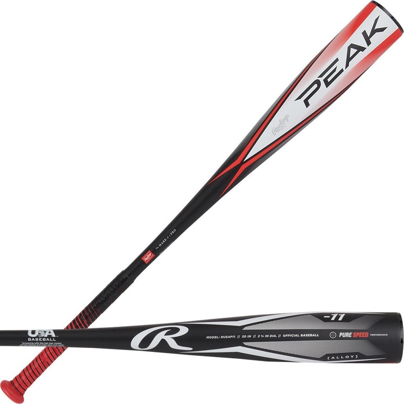 2024 Rawlings Peak 2 5/8 (-11) USABB Junior Baseball Bat
