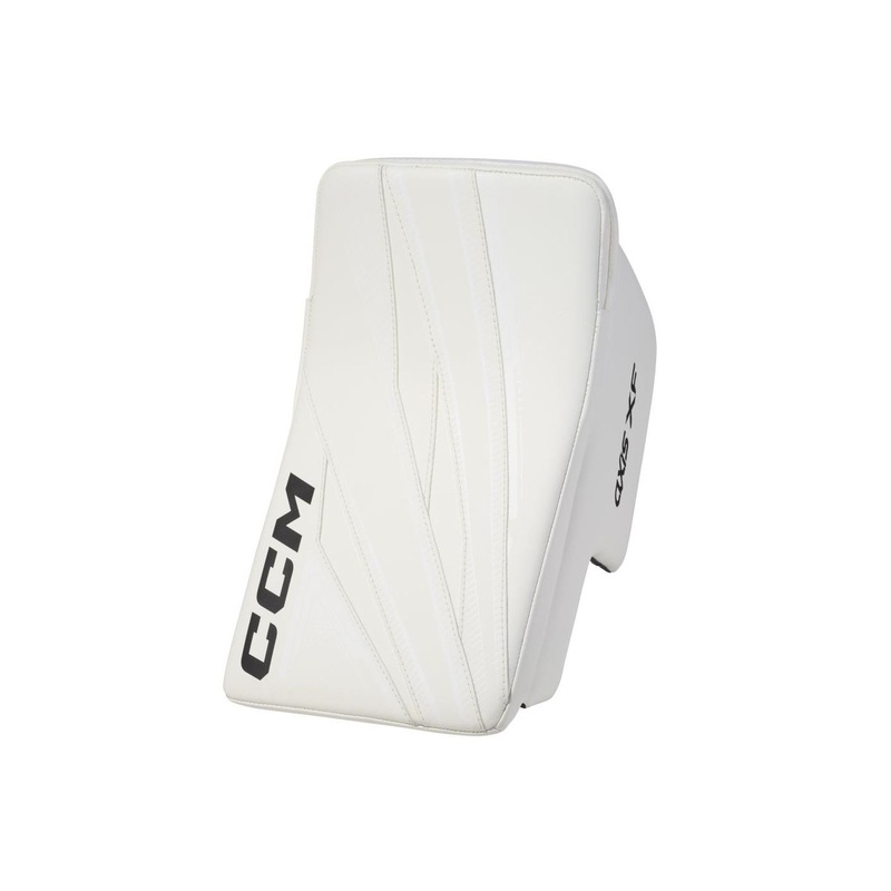CCM Blocker Axis XF Sr White|FULL RIGHT|Regular