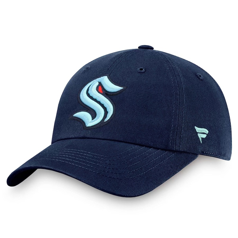 Fanatics Core Unstructured Primary Logo Adjustable Hat – Seattle Kraken