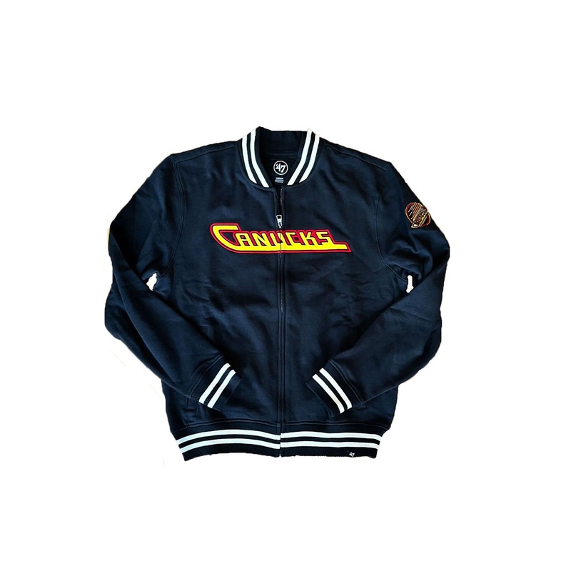 47 Brand Wax Pack Pro Camden Track Jacket Mens – Vancouver Canucks Retro Skate