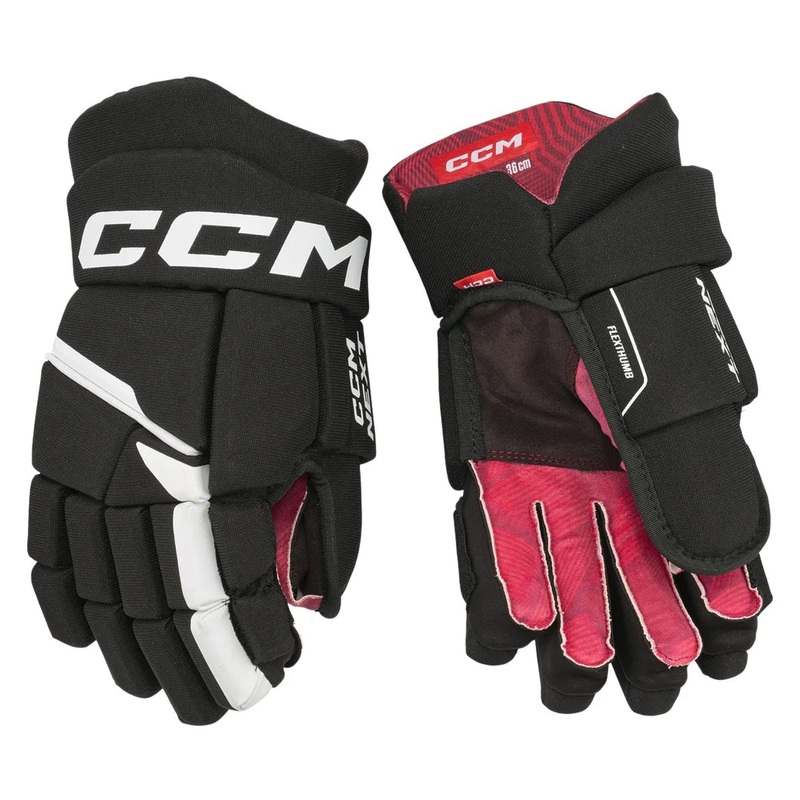 CCM Junior Next Hockey Gloves|BLACK/WHITE|NAVY/WHITE|RED/WHITE|10″|11″|12″
