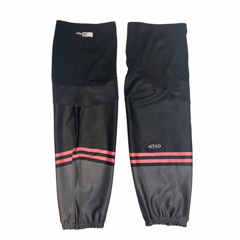 ECHL – NEW – Athletic Knit Socks – Black/Pink/Grey