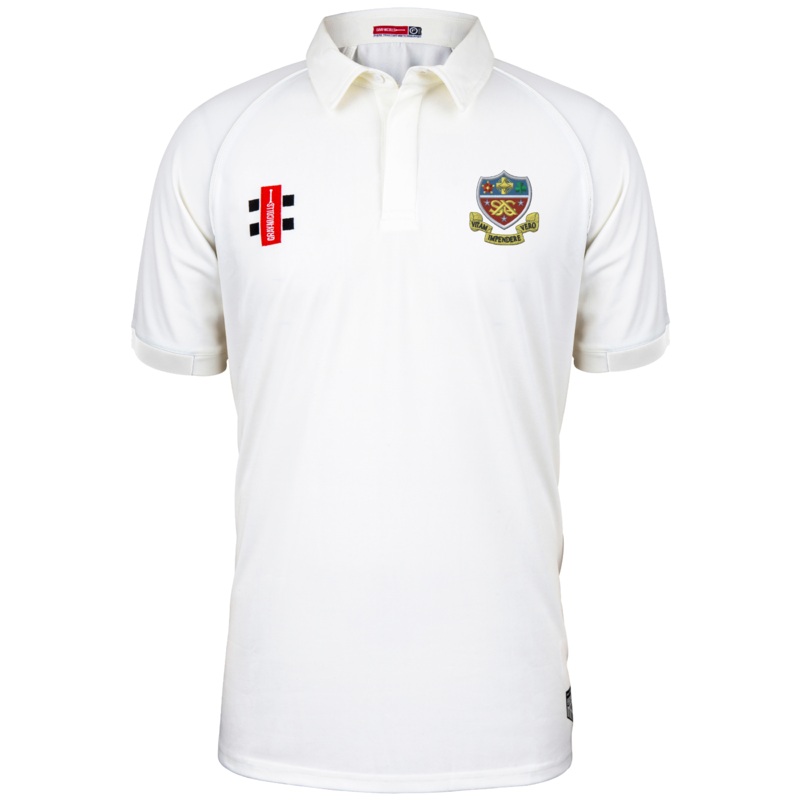 St Ambrose College Senior’s Ivory Matrix V2 S/S Shirt