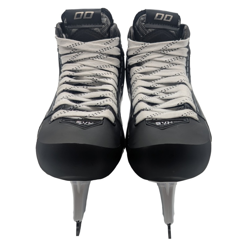 True Custom – Used Pro Stock AHL Hockey Goalie Skates – Size 8