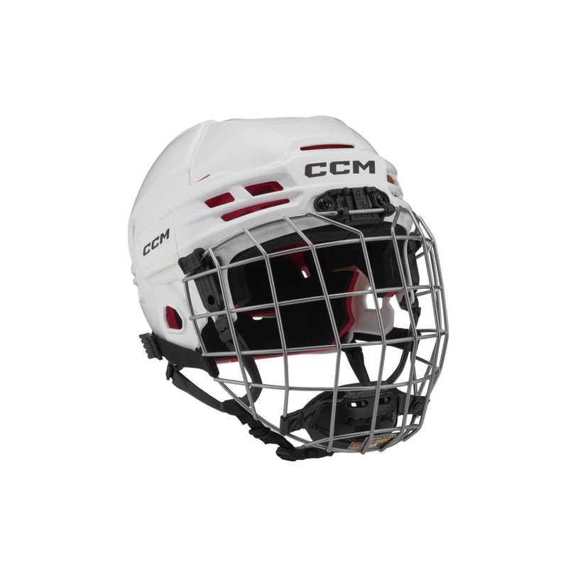 CCM Hockey Helmet Tacks 70 Combo JR White