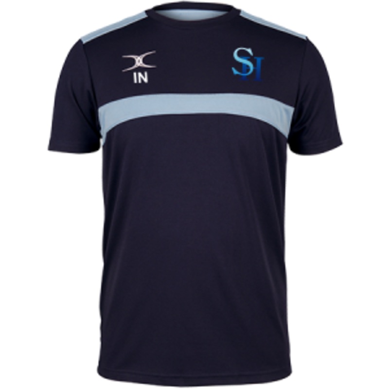 Lancaster Royal Grammar Sch Boarding Adult’s Dark Navy / Sky Photon Tee School