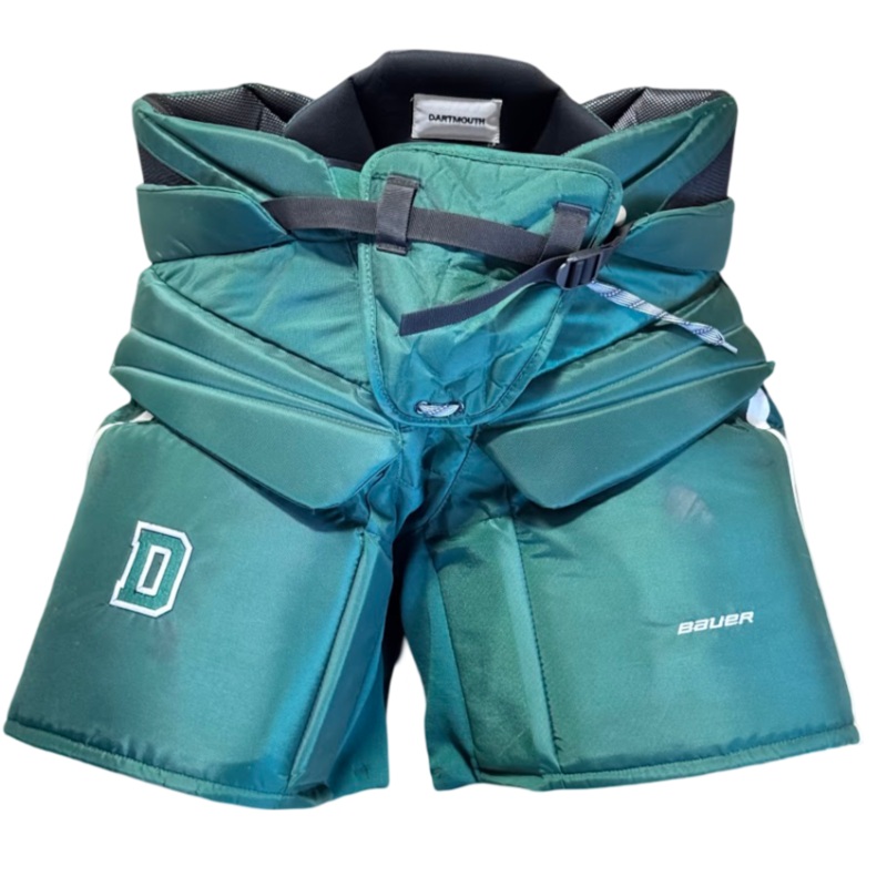 Bauer – Used NCAA Pro Stock Goalie Pants (Green)