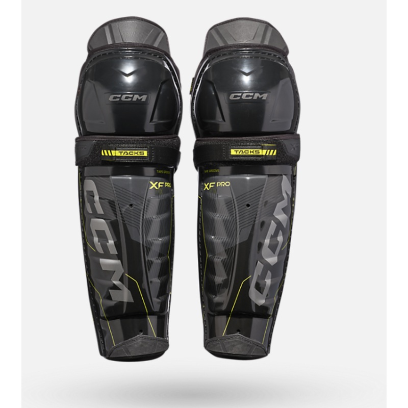 CCM Junior Tacks XF Pro Hockey Shin Guards