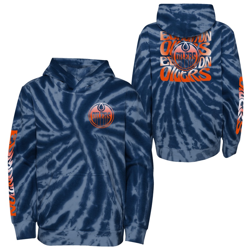 Child Malibu Tie Dye Hoodie – Edmonton Oilers