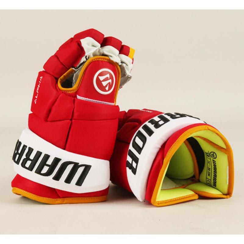 13 Warrior Alpha DX Pro Gloves – Team Stock Calgary Flames #2