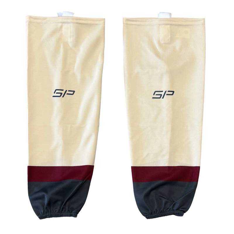 PWHL – SP Performance Socks – Montreal Victoire (Beige/Burgundy/Dark Grey)