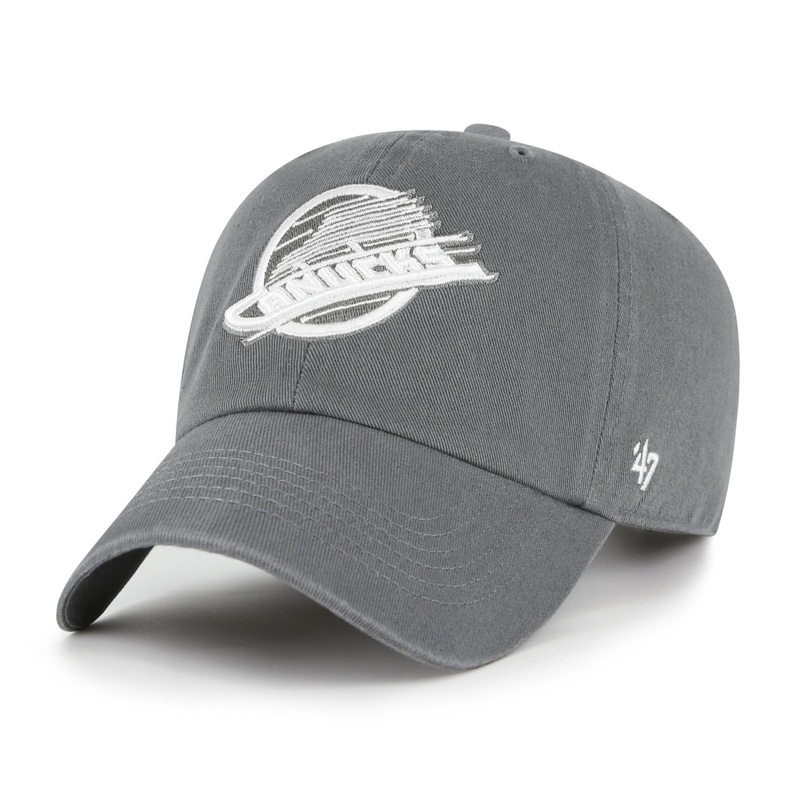 47 Brand NHL Clean Up Brightside Adjustable Hat – Vancouver Canucks Third Skate