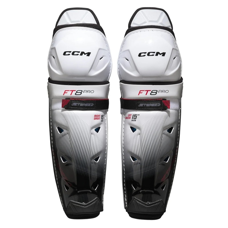 CCM Jetspeed FT8 Pro Shin Guards – Junior