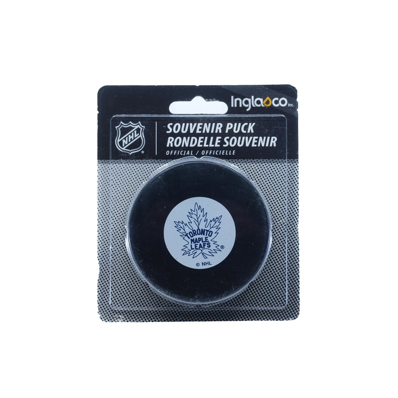 Toronto Maple Leafs Inglasco NHL Original 6 Basic Logo Hockey Puck