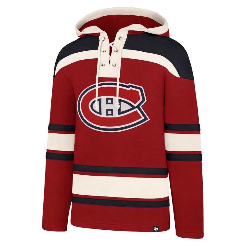 47 Brand NHL Lacer Fleece Mens Hoody – Montreal Canadiens