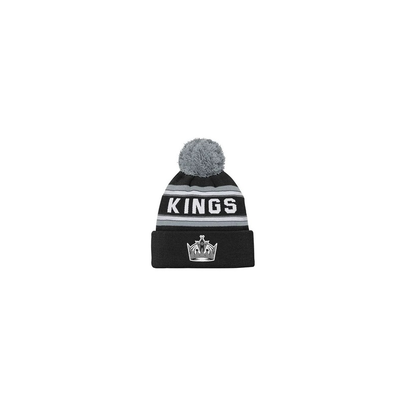 Outerstuff Hat Jacquard Pom Beanie Los Angeles Kings
