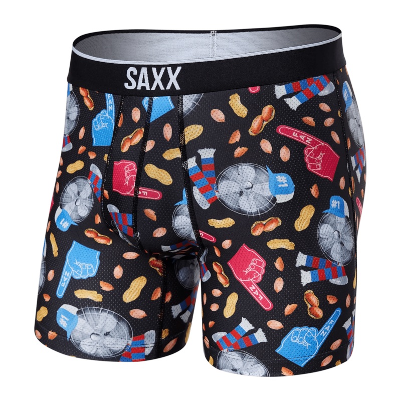 Saxx Volt Boxers – Sports Fan – Black