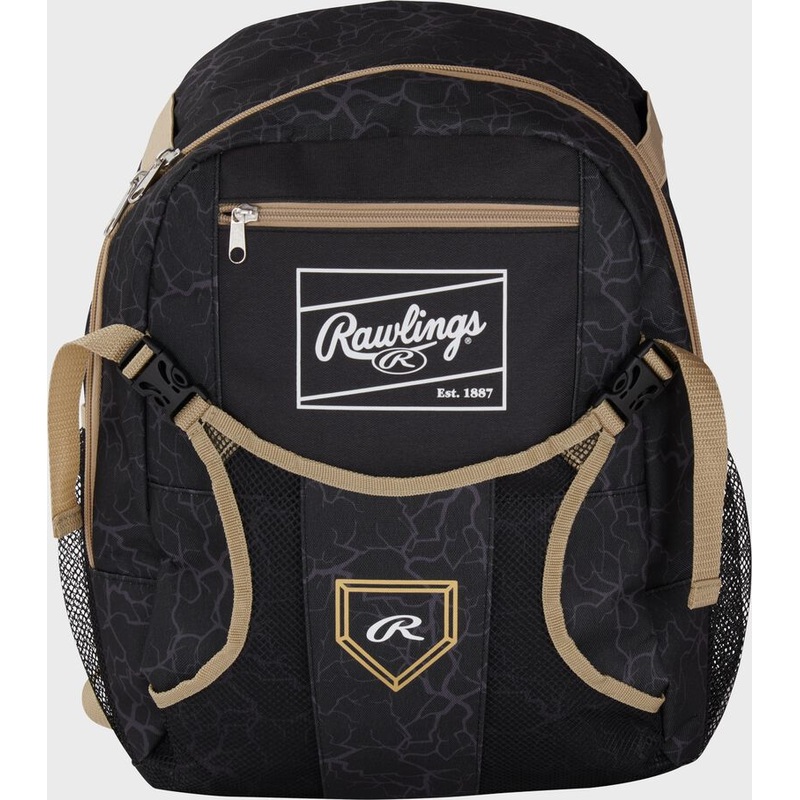 Youth T-Ball Backpack|BLACK/GOLD|PINK
