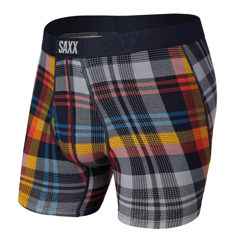 Saxx Ultra Boxers – Multi Free Fall Plaid