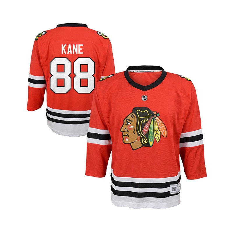Chicago Blackhawks Home Outer Stuff Replica Junior Jersey – Patrick Kane
