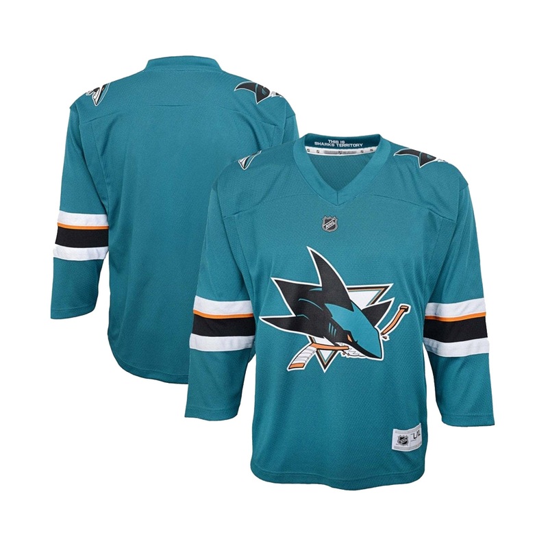 San Jose Sharks Home Outer Stuff Replica Junior Jersey