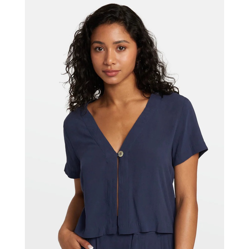 Women’s Vista Top Woven Shirt|MOODY BLUE|S|M|L|XL