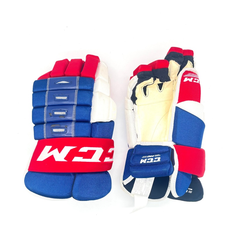 CCM 4-Roll Pro – NHL Pro Stock Glove – Montreal Candiens (Blue/Red/White)
