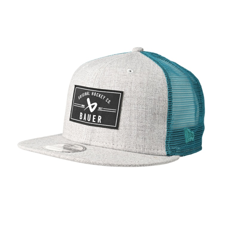NE 9FIFTY Patch Senior Hat|GREY/TEAL