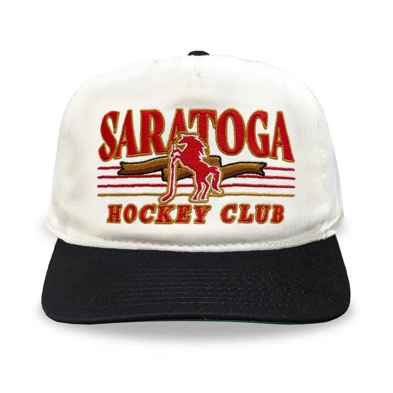 Celly Hockey Saratoga Hockey Club Snapback Hat – Cream